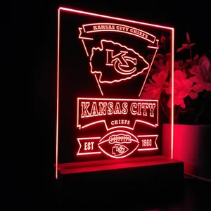 Kansas City Chiefs EST 1960 LED Desk Light