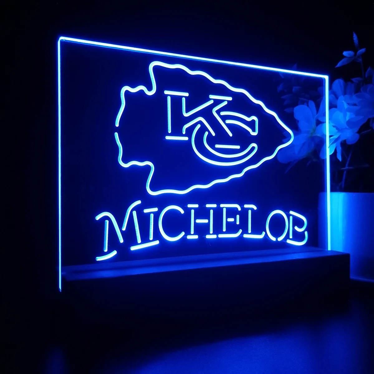 Kansas City Chiefs Michelob LED Desk Light