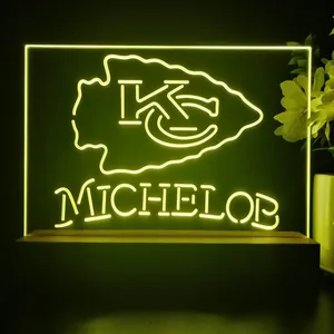 Kansas City Chiefs Michelob LED Desk Light