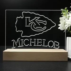 Kansas City Chiefs Michelob LED Desk Light