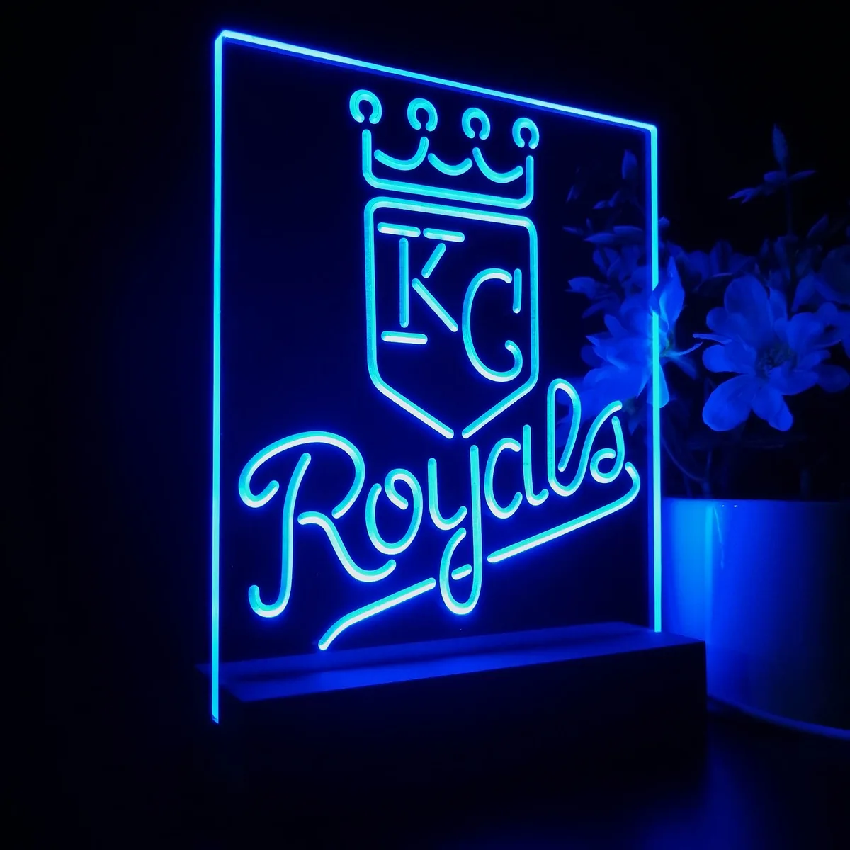 Kansas City Royals Logo 1 LED Desk Light