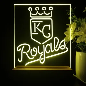 Kansas City Royals Logo 1 LED Desk Light