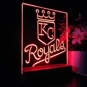 Kansas City Royals Logo 1 LED Desk Light