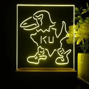 Kansas Jayhawks Logo 2 LED Desk Light - Legacy Edition