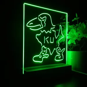 Kansas Jayhawks Logo 2 LED Desk Light - Legacy Edition