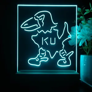 Kansas Jayhawks Logo 2 LED Desk Light - Legacy Edition