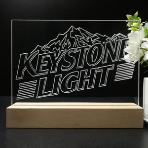 Keystone Light Mountain Logo 2 LED Desk Light