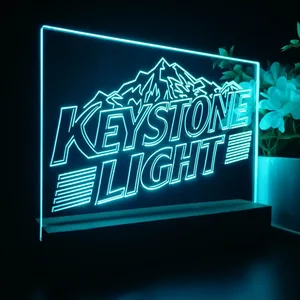 Keystone Light Mountain Logo 2 LED Desk Light