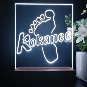 Kokanee Beer Footprint LED Desk Light