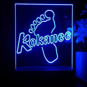 Kokanee Beer Footprint LED Desk Light