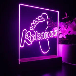 Kokanee Beer Footprint LED Desk Light