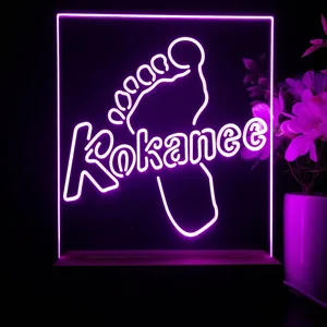 Kokanee Beer Footprint LED Desk Light