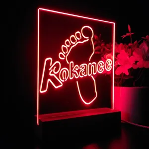 Kokanee Beer Footprint LED Desk Light