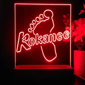 Kokanee Beer Footprint LED Desk Light