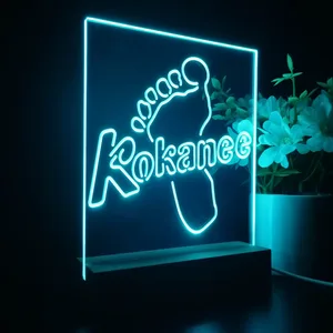 Kokanee Beer Footprint LED Desk Light