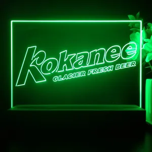 Kokanee Glacier Fresh Beer LED Desk Light