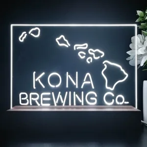 Kona Brewing Co. Map LED Desk Light