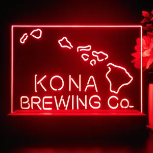 Kona Brewing Co. Map LED Desk Light