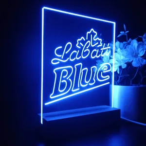 Labatt Blue LED Desk Light