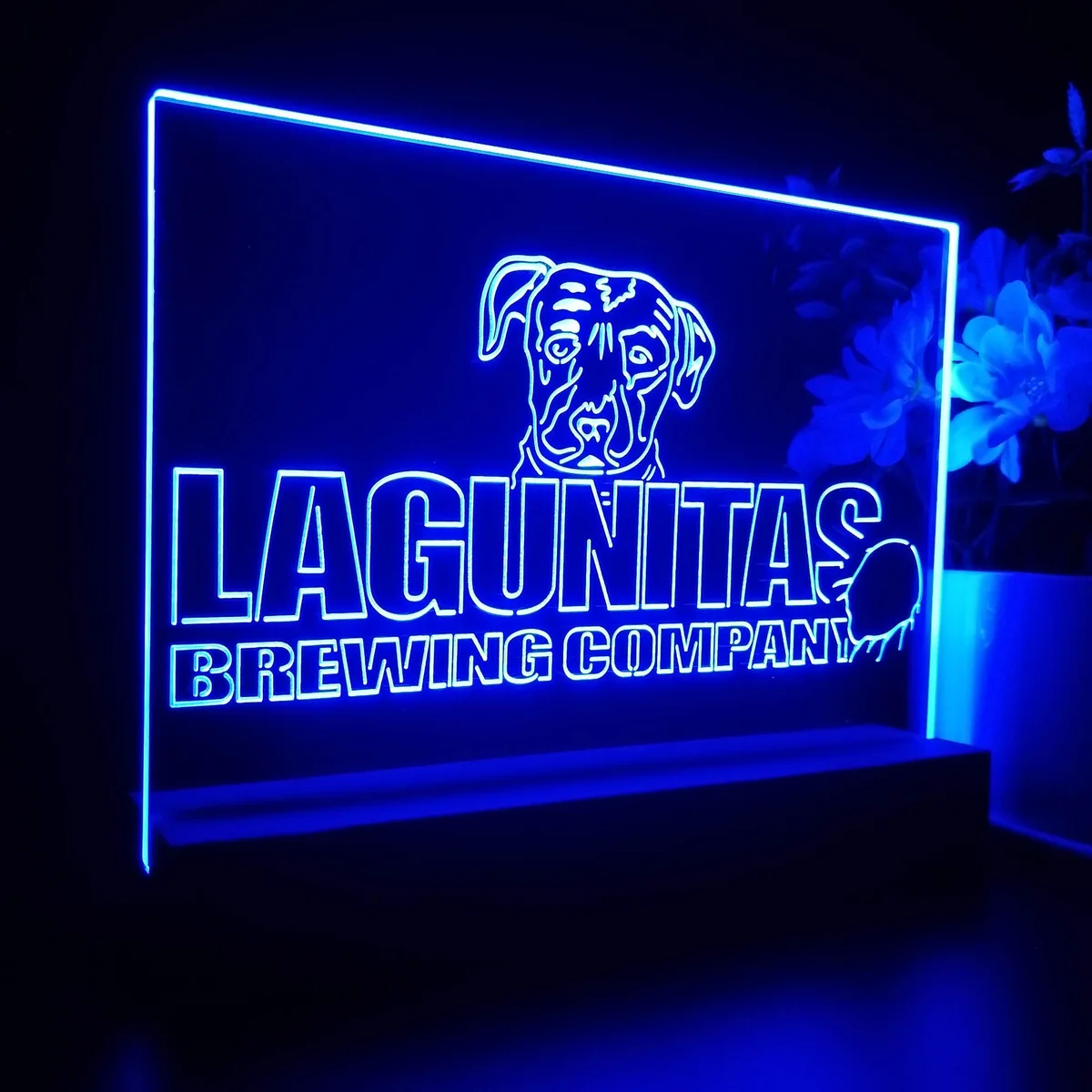 Lagunitas Brewing Company Dog Logo LED Desk Light