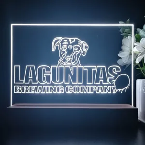 Lagunitas Brewing Company Dog Logo LED Desk Light