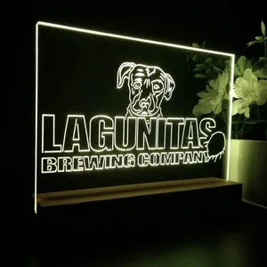 Lagunitas Brewing Company Dog Logo LED Desk Light