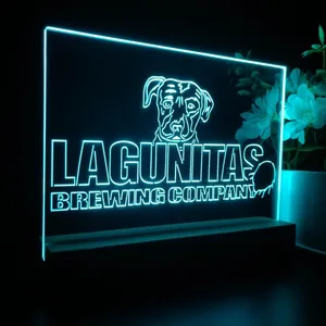 Lagunitas Brewing Company Dog Logo LED Desk Light