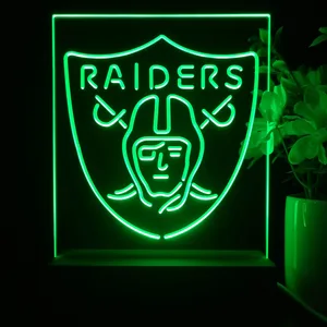 Las Vegas Raiders LED Desk Light