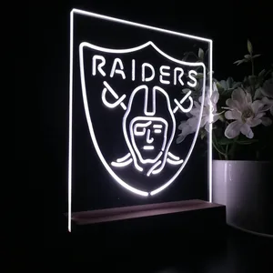 Las Vegas Raiders LED Desk Light