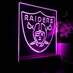 Las Vegas Raiders LED Desk Light