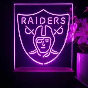 Las Vegas Raiders LED Desk Light
