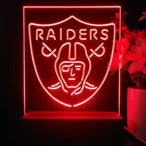 Las Vegas Raiders LED Desk Light