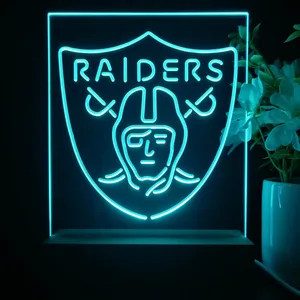 Las Vegas Raiders LED Desk Light