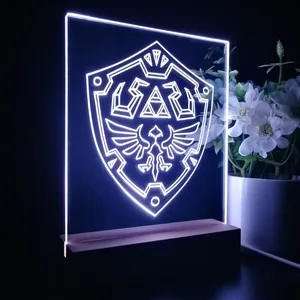 Legend of Zelda Hylian Shield LED Desk Light