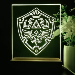 Legend of Zelda Hylian Shield LED Desk Light