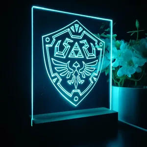 Legend of Zelda Hylian Shield LED Desk Light