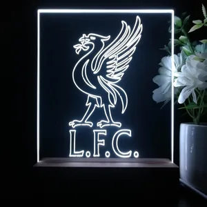 Liverpool Football Club Logo LED Desk Light