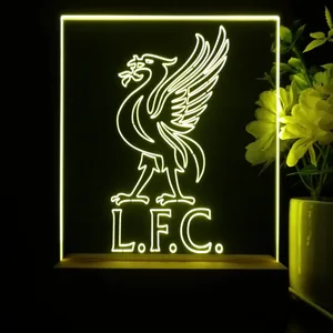 Liverpool Football Club Logo LED Desk Light