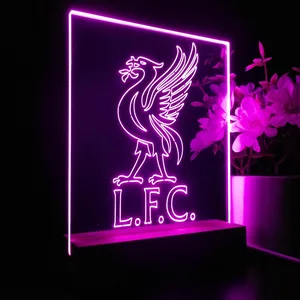 Liverpool Football Club Logo LED Desk Light
