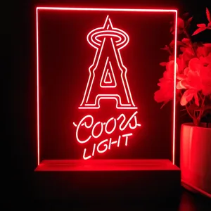 Los Angeles Angels Coors Light LED Desk Light