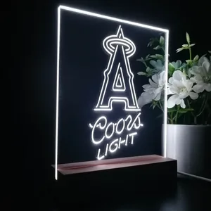 Los Angeles Angels Coors Light LED Desk Light