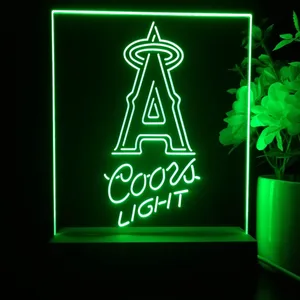 Los Angeles Angels Coors Light LED Desk Light