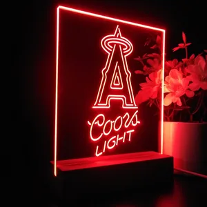Los Angeles Angels Coors Light LED Desk Light