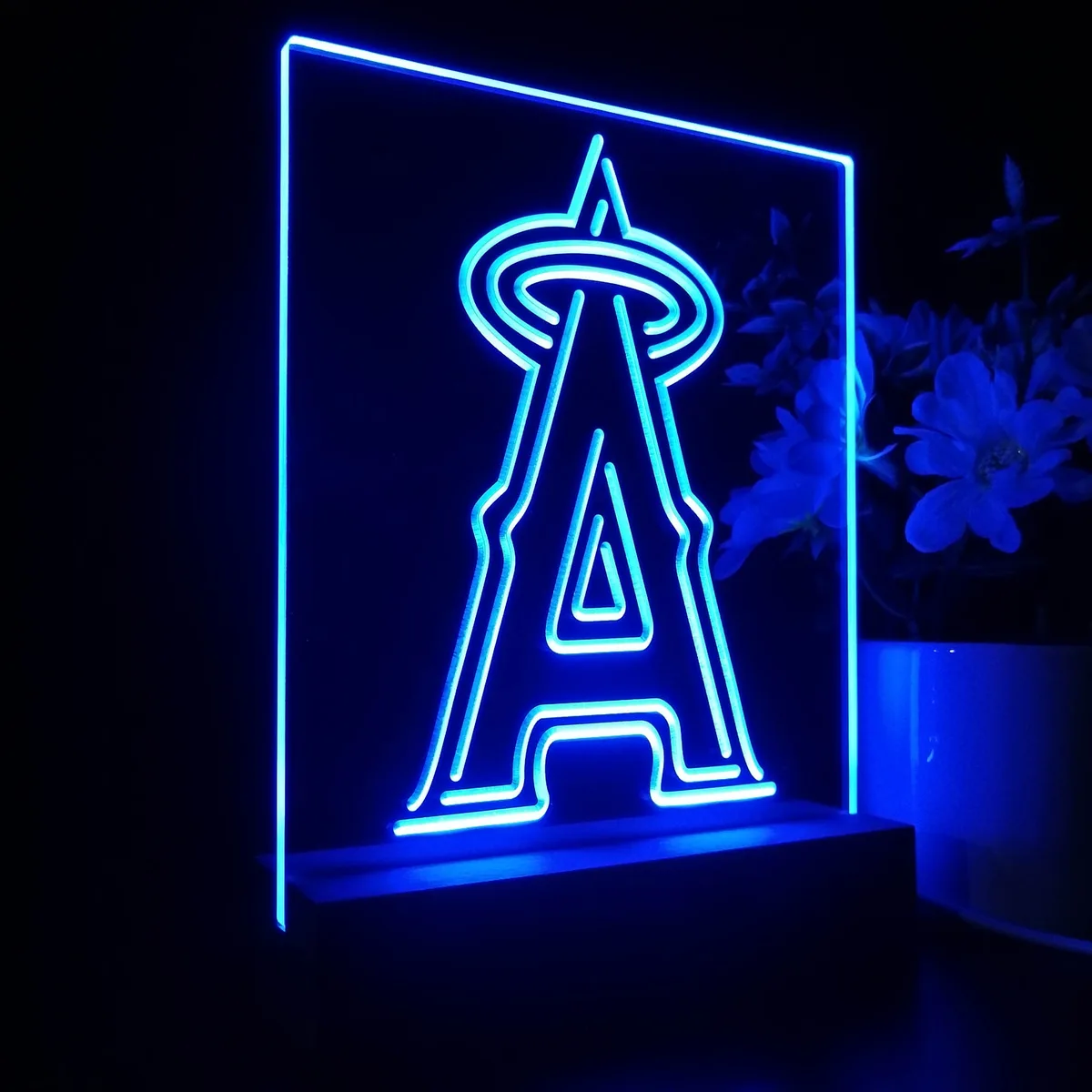Los Angeles Angels of Anaheim Logo 1 LED Desk Light