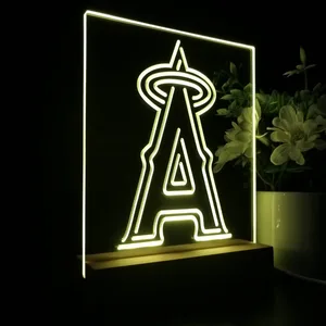 Los Angeles Angels of Anaheim Logo 1 LED Desk Light