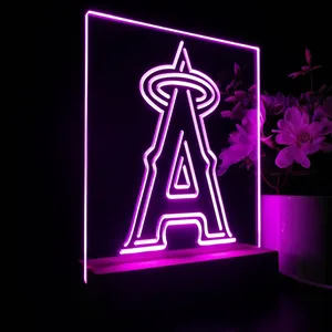 Los Angeles Angels of Anaheim Logo 1 LED Desk Light