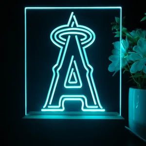 Los Angeles Angels of Anaheim Logo 1 LED Desk Light