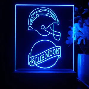 Los Angeles Chargers Blue Moon LED Desk Light