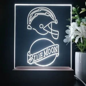Los Angeles Chargers Blue Moon LED Desk Light