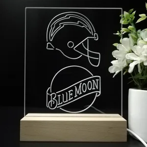 Los Angeles Chargers Blue Moon LED Desk Light